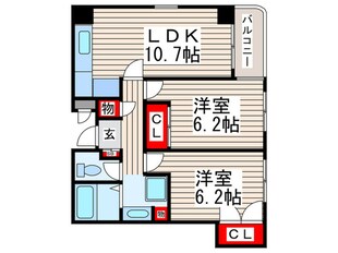 Ｓ．Ｅ．ＳＱＵＡＲＥの物件間取画像